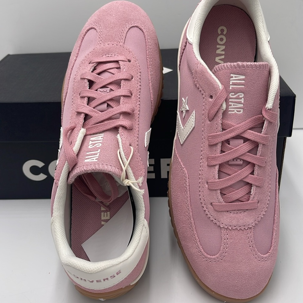 Converse Men’s RUN STAR TRAINER OX LOTUS PINK/EGRET/WHITE A13362C Sneakers - Picture 13 of 16